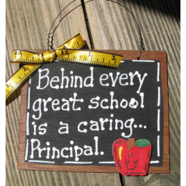 Teacher Gifts  81P Behind every great school is a caring Principal