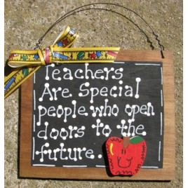 Teacher Gifts 81 Teachers are Special People who open Doors to the Future Slate 