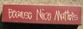 Primitive Wood Block 82143B - Because Nice Matters
