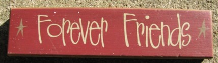 82249R - Forever Friends wood block 82249R - Forever Friends wood block