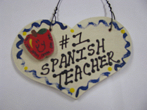 Teacher Gifts 828 Spanish Teacher Heart Teacher Gifts 828 Spanish Teacher Heart