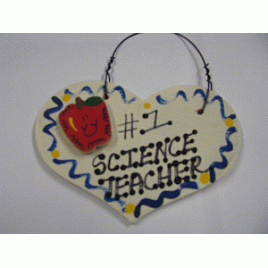 Science Teacher Gifts Number One 829  Science Teacher Heart
