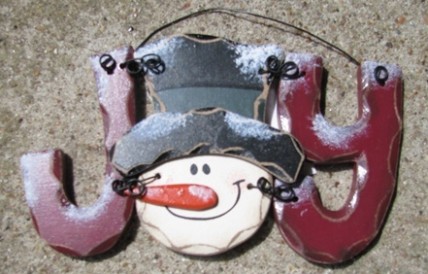 Snowman Decor 8993J - Joy Snowman