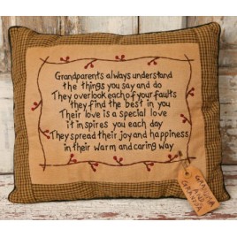 8P5697-Grandparents Always Understand Pillow 