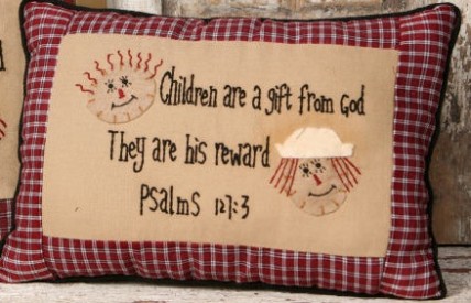 8P5723-Children are a Gift from God Pillow 8P5723-Children are a Gift from God Pillow