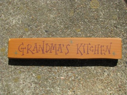  9002GK - Grandma's Kitchen Wood Block 