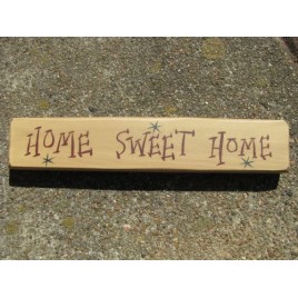 M9002HSH - Home Sweet Home wood block 