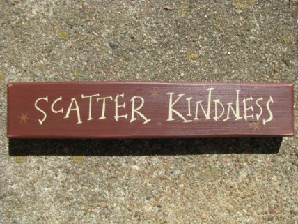 3M9004SK- Scatter Kindness wood block 