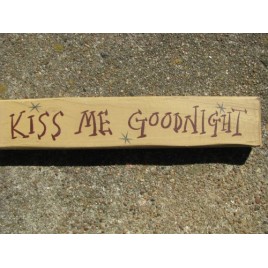 M9005KMG-Kiss Me Goodnight wood block 