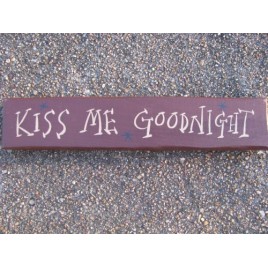 9007KMG- Kiss Me Goodnight wood block