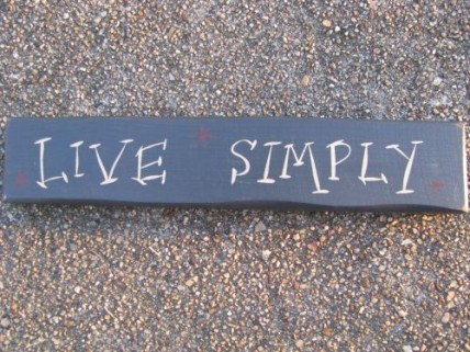 9008LS Live Simply  wood block