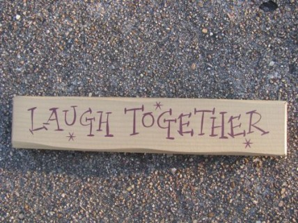 9008LT- Laugh Together wood Block