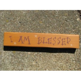  M9009IAB - I Am Blessed Wood Block 