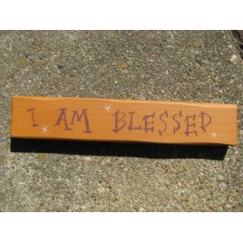  M9009IAB - I Am Blessed Wood Block 