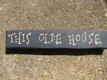 M9009TOH- This Olde House wood block M9009TOH- This Olde House wood block