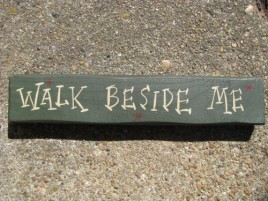 M9009WBM- Walk Beside Me wood block