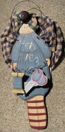 Sewing Angel 903SB -Cloth Wings Hangs by Wire