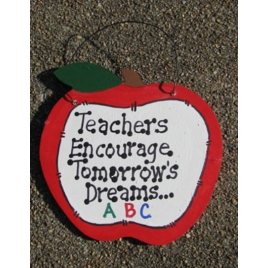 Teachers Gifts - 9171TE Teachers Encourage Tomorrow's Dreams Apple Teachers Gifts - 9171TE Teachers Encourage Tomorrow's Dreams Apple