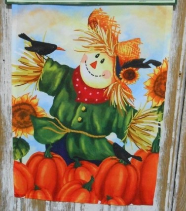 917SGF Scarecrow Garden Flag 