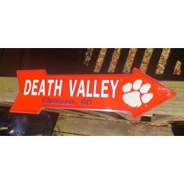 AS25006 Clemson Tigers Arrow Sign