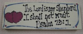 BP4010- The Lord is My Shepherd, I shall not want Psalm 23:1