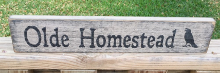 Primitive Vintage Wood Sign Olde Homestead Primitive Vintage Wood Sign Olde Homestead