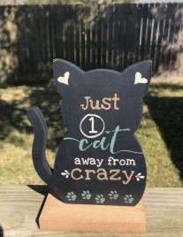 G34286CC - Just one cat away from crazy 