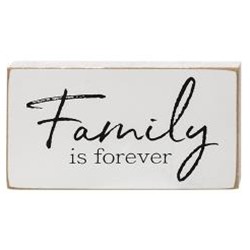 Family is Forever wood block Family is Forever wood block