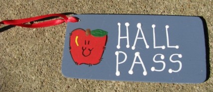 Teacher Gifts  5200 - Blue Hall Pass 