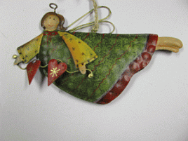 603336-Tin Angel Ornament