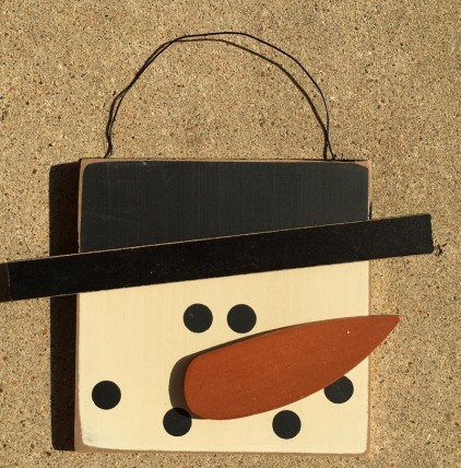 Primitive Wood 74095 Snowman Face