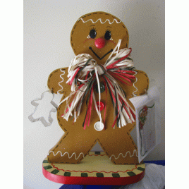 102CC - Gingerbread with metal gingerbread and recipe 