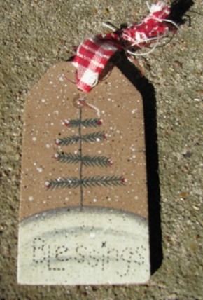 JS34847SCT- Snowman Blessings wood Gift Tag JS34847SCT- Snowman Blessings wood Gift Tag