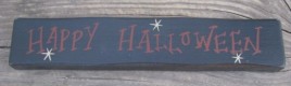 M9030HH- Happy Halloween wood Block 