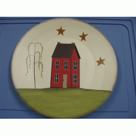 RPX-2 Extra Large Saltbox House Wood Plate 