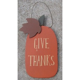 Pumpkin Fall Sign RW8378 Give Thanks 