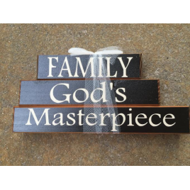 Primitive Stacking Blocks SB28 Family God's Masterpiece 