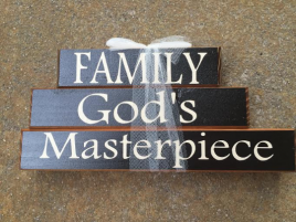 Primitive Stacking Blocks SB28 Family God's Masterpiece 