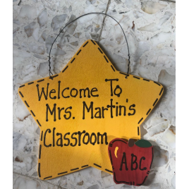 Teacher Gifts STS800 Welcome To (Teacher's Name) Classroom Star