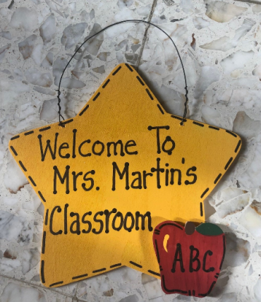 Teacher Gifts STS800 Welcome To (Teacher's Name) Classroom Star