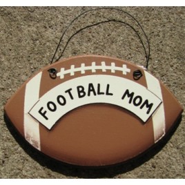 WD1900A - Football Mom wood sign 
