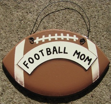 WD1900A - Football Mom wood sign WD1900A - Football Mom wood sign