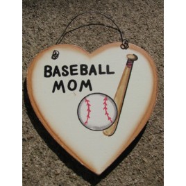 WD1900D - Baseball Mom wood sign WD1900D - Baseball Mom wood sign