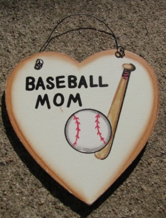 WD1900D - Baseball Mom wood sign WD1900D - Baseball Mom wood sign
