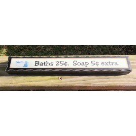 WD989 Bath 25 cents soap 5 cents extra wood block 