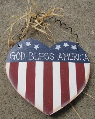 Patriotic Decor A315 - God Bless America Patriotic Decor A315 - God Bless America
