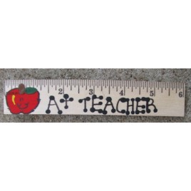 A600 - A+ Teacher wood ruler 