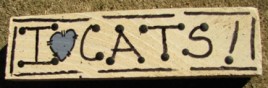 I love Cats Block 