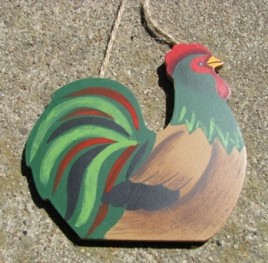 Wood Rooster CH10