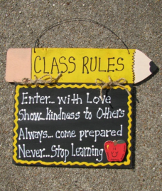 Teacher Gifts CT45 Class Rules